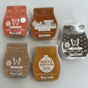Scentsy Wax Bars Warmer Melts Mixed Lot‎ Of 5 Fall Christmas Scents 3.2 Oz New